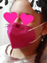 Reutilizable FFP2 máscara para niños Mascarilla KN95 infantil 10 UDS-100 Uds protección FPP2 máscaras para el rostro boca para niño niña niño máscara Enfant