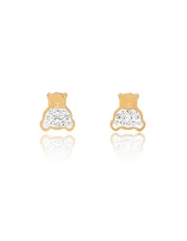 

Baby earrings or girl Bear Openwork