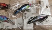 WLure-buzo de agua profundo ligero, 7g, 5cm, 3-4 metros, bamboleante, recubrimiento epoxi, anzuelos triples, señuelo, Crankbait C549