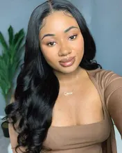 Body Wave-pelucas de encaje con cierre para mujer, pelucas de cabello humano ondulado peruano, ISEE Hair 180% de densidad, pelucas de cabello humano con cierre de encaje