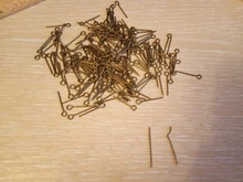 200 unids/lote ojo cabeza pines 20 25 30 35 40 45 50 mm de ojo pines agujas cuentas suministros de fabricación de la joyería DIY accesorios conclusiones