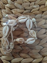 Pulseras de conchas de mar hechas a mano para mujer, cadena de cuerda, bohemios, playa, cauri, conchas de mar, puka, joyería Bohemia 2019
