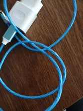 Tutew de carga magnética Cable de teléfono móvil de flujo luminoso iluminación Cable de cable del cargador para Samaung LED Micro USB tipo C para iphone