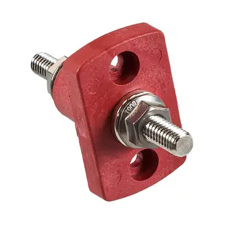 

Mounting terminal through bulkhead, red, 5/16 "-18 2202b
