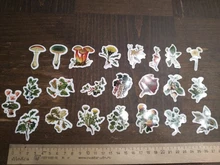 46 unids/caja Retro serie de bosques planta de decoración pegatinas planificador Scrapbooking papelería coreana pegatinas diario