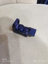 Mira telescópica HD impermeable, visor a prueba de golpes, ajustable, interior, punto rojo, película plateada, holográfica