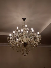 Crystal Chandelier Pendants Indoor-Lamp Tiffany Home-Lighting Living-Room Modern Lustres-De-Cristal-Decoration