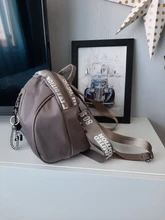 Nueva mochila impermeable de nailon para mujeres, mochilas escolares con cremallera para adolescentes y niñas, mochila colgante pequeña, mochila multifunción femenina