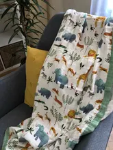 Manta de muselina de cuatro capas para bebé, 70% bambú, 30% algodón, Toalla de baño para niño, ropa de cama infantil para recién nacido, manta para bebé, envoltura infantil de 120x120cm