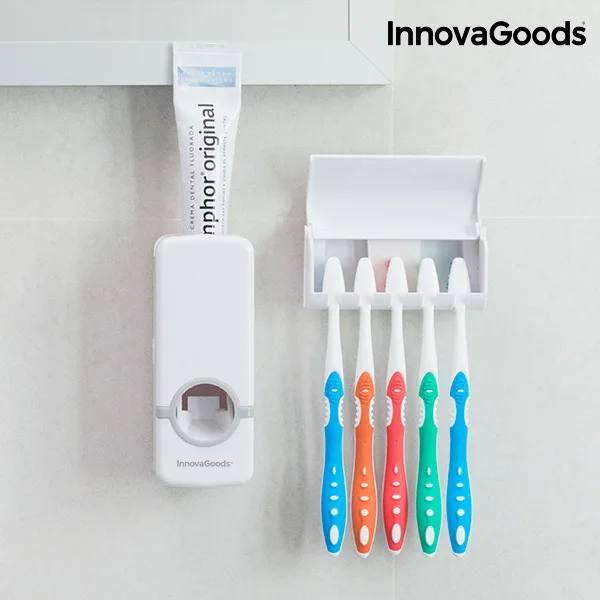 InnovaGoods диспенсер и держатель для зубной пасты