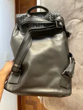 Mochila De piel de vaca para hombre y mujer, bolso de viaje informal de gran capacidad, de alta calidad, hecho a mano