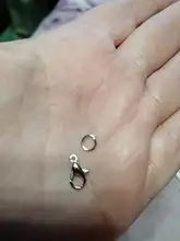 50 Uds. De cierres de langosta de Metal, 10, 12 y 14mm, ganchos con anillos de salto, conectores de corchetes de Color dorado, accesorios para collar, fabricación de joyas