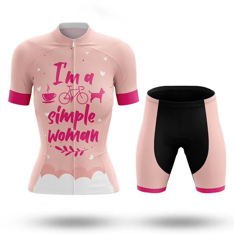 Breathable Cycling Jersey Sets for Women MTB Sportwear Bike Downhill Clothing High Quality Bicycle Pro Team Uniform Short Sleeve | Спорт и