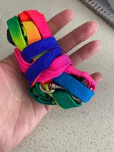 Harness Leash Traction Rope Lead Pet-Dog-Collar Rainbow Colorful Durable Nylon And 120cm