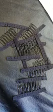 Peine peluca para hacer pelucas con Clip, extensiones de cabello humano con 7 dientes, pinzas de Metal, buena calidad, 12 Uds. Por lote
