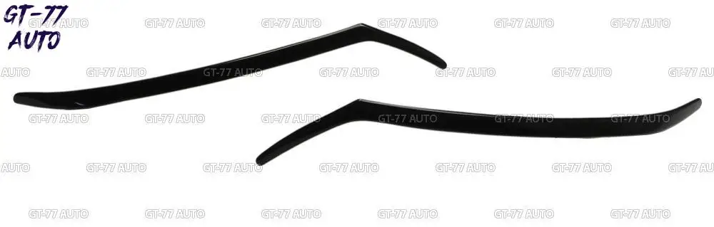 Накладки на передние фары для Honda Civic 4D 2006-2011 реснички 1 комплект/2 шт внешний материал ABS пластик Стайлинг