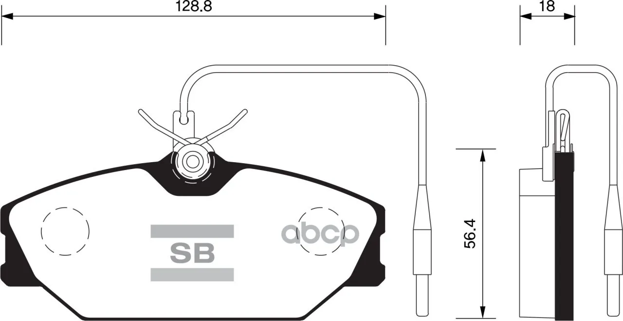 Колодки Тормозные Renault Megane I/Megane Scenic 97/Laguna 9301 Передние Sangsin Brake Sp1483 Sangsin brake арт. SP1483