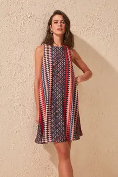 

Trendyol Patterned Dress TWOSS19BB0215