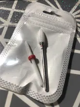 Broca de clavo de cerámica para manicura, fresa de 2,35mm, accesorios de taladro, broca para eliminar esmalte para manicura de Gel, 1 ud.