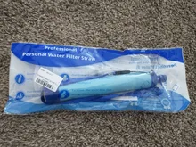 Purificador de agua para exteriores, para acampar, senderismo, supervivencia, portátil, filtro de agua