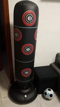 Bolsa de boxeo inflable para entrenamiento, saco de arena con Base de agua para aliviar la presión, equipo de construcción corporal para Fitness