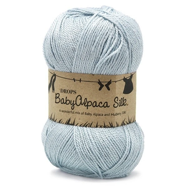 8112 Ice blue/ледяной Пряжа DROPS «Baby Alpaca Silk» - Цвет: 8112 Ice blue/ледяной