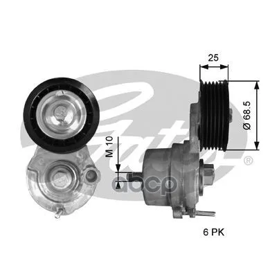 Натяжитель Ремня Приводного Opel/Gm 2.0d/2.2d 11- Gates T39270 Gates арт. T39270