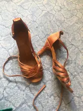 Zapatos de salón de baile latino para mujeres/niñas/señoras, Tango y Salsa, tacón alto, satén, Blanco PU, rojo, profesional, nuevo