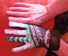 MTB bicicleta guantes de Ciclismo de dedo completo cálido antideslizante protector solar, Anti-skid bicicleta guante al aire libre de la motocicleta a prueba de golpes a prueba guantes