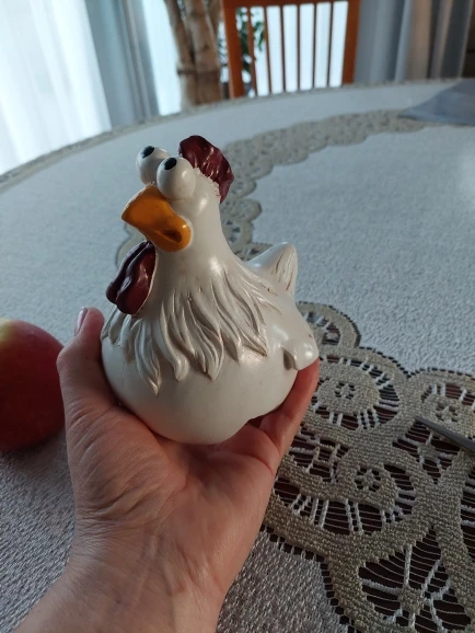 Chicken Yard Art Resin Chicken Home Decoration Backyard Lawn Garden Stakes Farm Rooster Cockerel Steel Chicken Resin Sculptures photo review