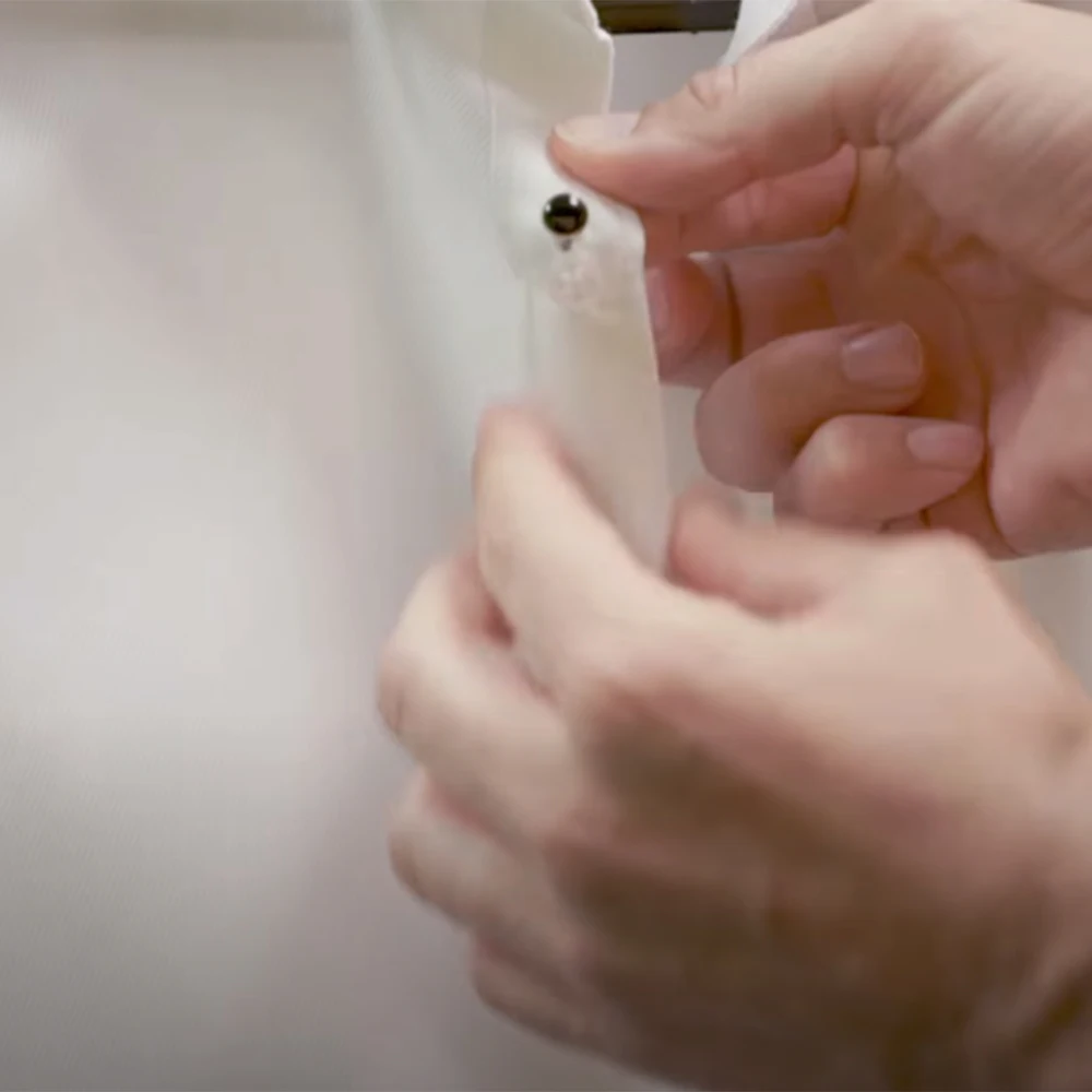 Elegant Tuxedo Shirt Worn With Studs Top Four Buttons Removable Formal Wedding Tuxedo Shirts Custom Made Shirts Pleated Front