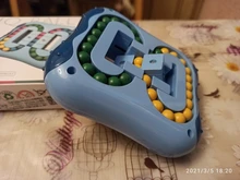 Cubo giratorio de inteligencia mágica para niños, juguete educativo con giroscopio para dedos