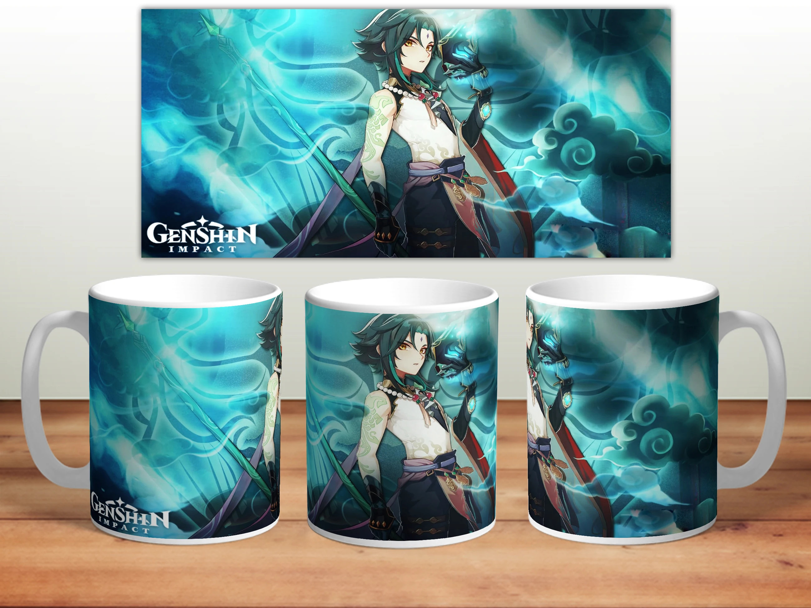 Mug Genshin gift. impact print on the mug. 330 ml ceramic | Дом и сад