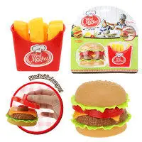 

Cheeseburger with toy chips created articles Manual