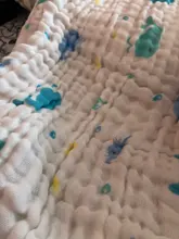 Manta de muselina de 6 capas para bebé, ropa de cama personalizada para recién nacido