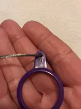 Juego de mancuernas de plástico para hacer joyas, juego de herramientas de joyería, medidor medición de tamaño de anillo, venta al por mayor