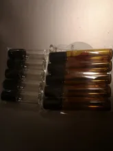 Essential-Oil Vials Bottle Roller Glass Sample-Test 1ml Amber 2ml Metal/glass-Ball 