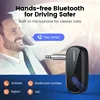 Приемник Bluetooth UGREEN aptX LL, беспроводной адаптер Bluetooth 5,0 для автомобиля, портативный беспроводной аудиоадаптер 3,5 мм Aux с микрофоном ► Фото 2/6