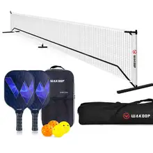 

WAKDOP Pickleball Paddle Set And Pickleball Net Combined Packages