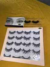 Pestañas de visón de 10-25mm, pestañas esponjosas 3d de visón, Maquillaje espectaculares, largas y naturales, extensión de pestañas al por mayor