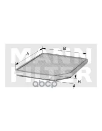 Фильтр Салона Frecious Plus Mann-Filter Fp2855 MANN-FILTER арт. FP2855