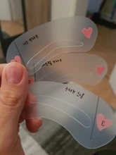 Plantilla profesional de tarjeta con plantilla para cejas, pegatina para cejas, herramienta para dibujar, cejas perfectas, 24 pares, tlsm