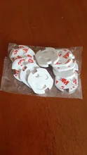 Protector de enchufe de alimentación para niños y bebés, funda de cubierta de clavijas antidescargas eléctricas, material de plástico liso, tamaño de 3.5x3.5 cm, para protección infantil, 10 unidades