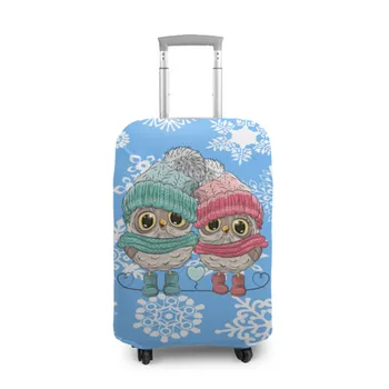 

Suitcase Case 3D happy owls
