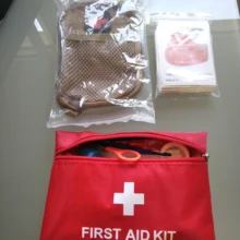 Kit de primeros auxilios militar portátil para coche, bolsa vacía para tratamiento de emergencia, resistente al agua, para senderismo