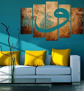 

Canvas Wall Art Modular Pictures Home Decor 5 Pieces Rick And Morty Paintings Living Room HD Printed Animation Posters Framework