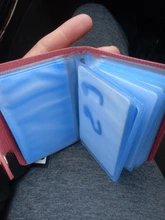 Funda de cuero PU para tarjetas de crédito para hombre y mujer, tarjetero de 24 Bits, cartera para tarjetas y documentos de identidad, H088