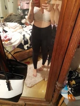 Ogilvy-mallas góticas de cintura alta para mujer, Leggings de realce, Sexy, con bolsillos, de poliéster, transpirables, mallas punk para fitness