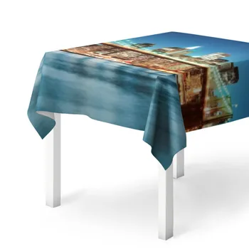 

Tablecloth 3D lights night City