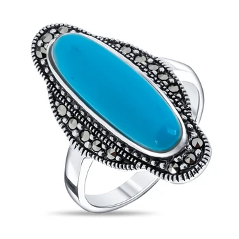 

Silver ring with turquoise Sint.